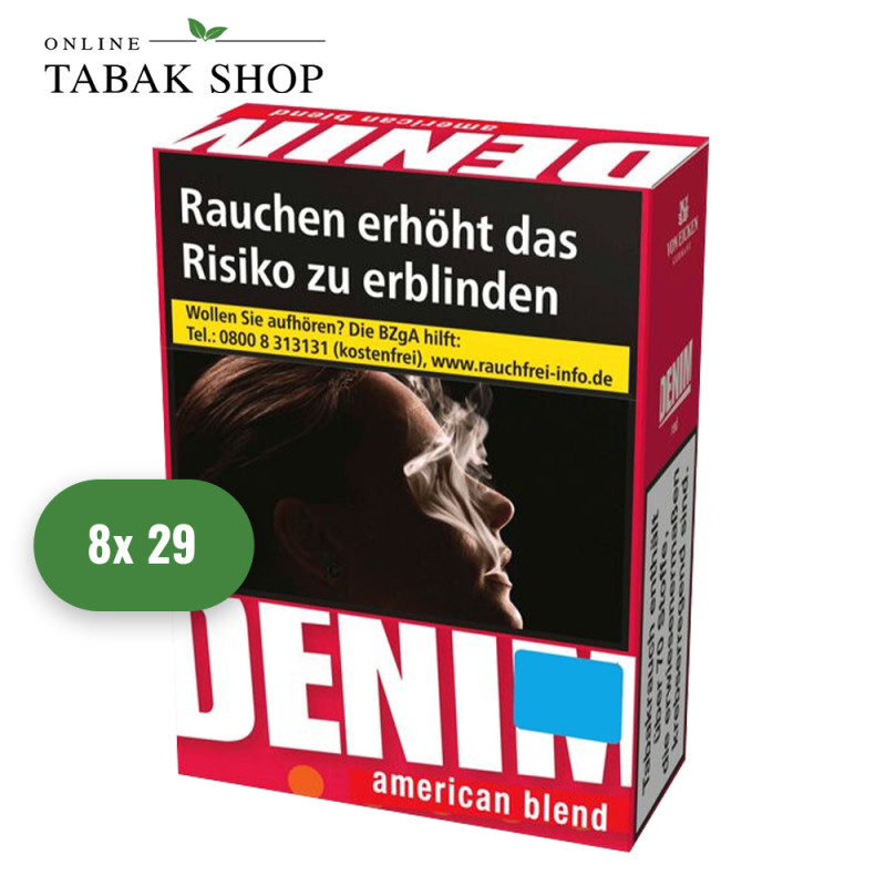 Denim Red Zigaretten XXL (8 x 29er)