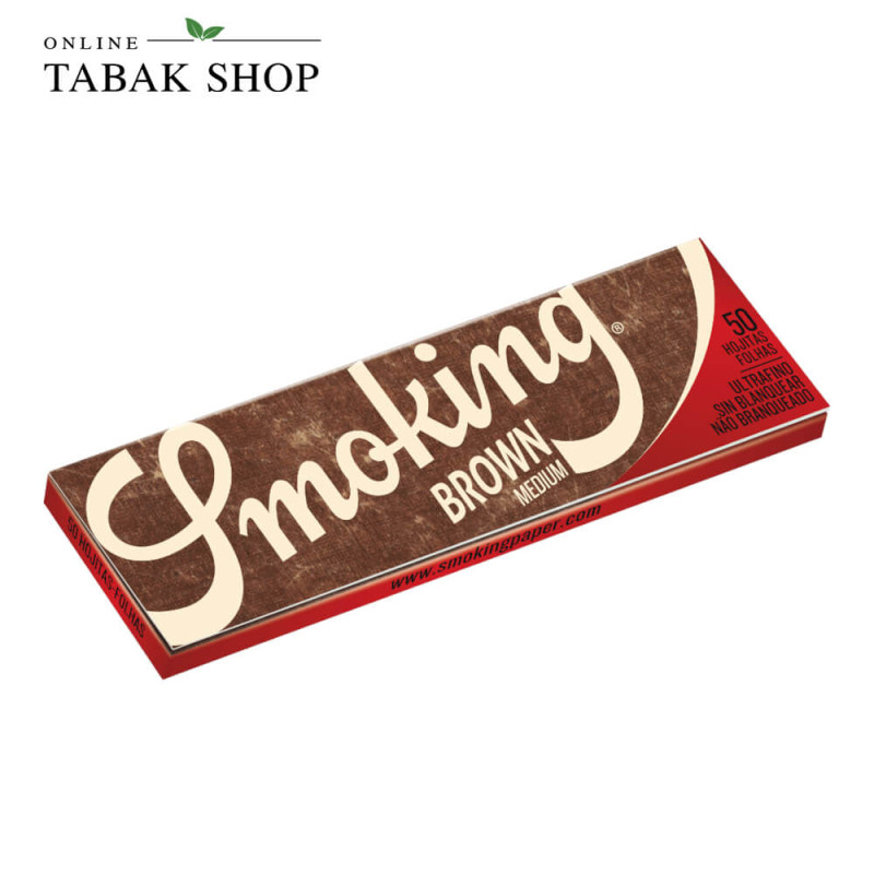 Smoking Brown Medium Papers 50er Blättchen