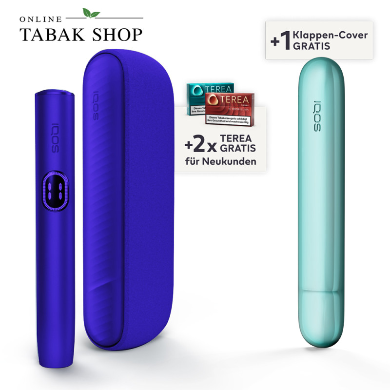 IQOS ILUMA i Electric Purple + 40 TEREA Sticks nach Registrierung* + Klappen Cover