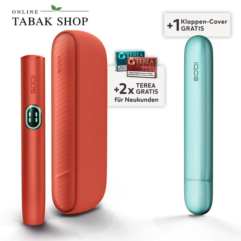 IQOS ILUMA i Vivid Terracotta + 40 TEREA Sticks nach Registrierung* + Klappen Cover