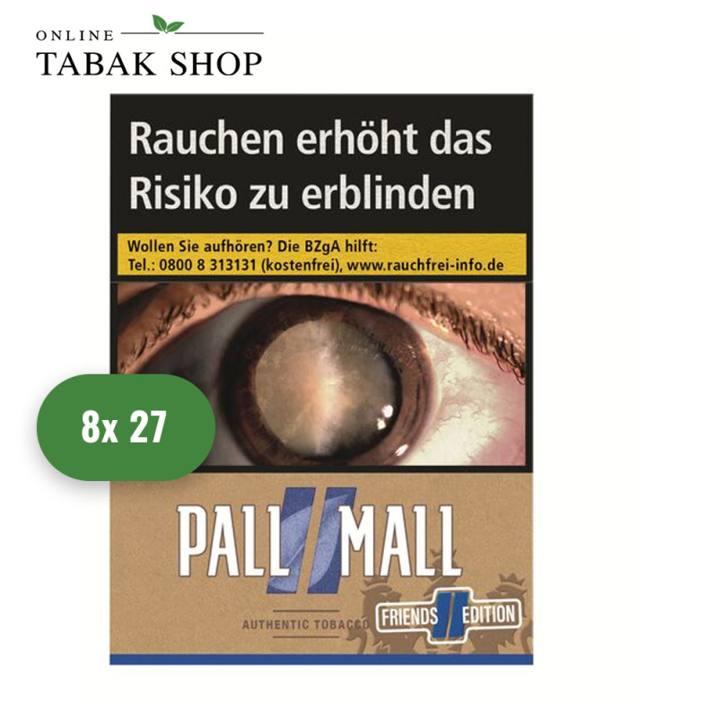 Pall Mall Authentic Blue Zigaretten Giga (8 x 27er)