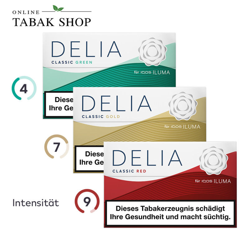 IQOS DELIA Sticks Probierpaket (3 Sorten)