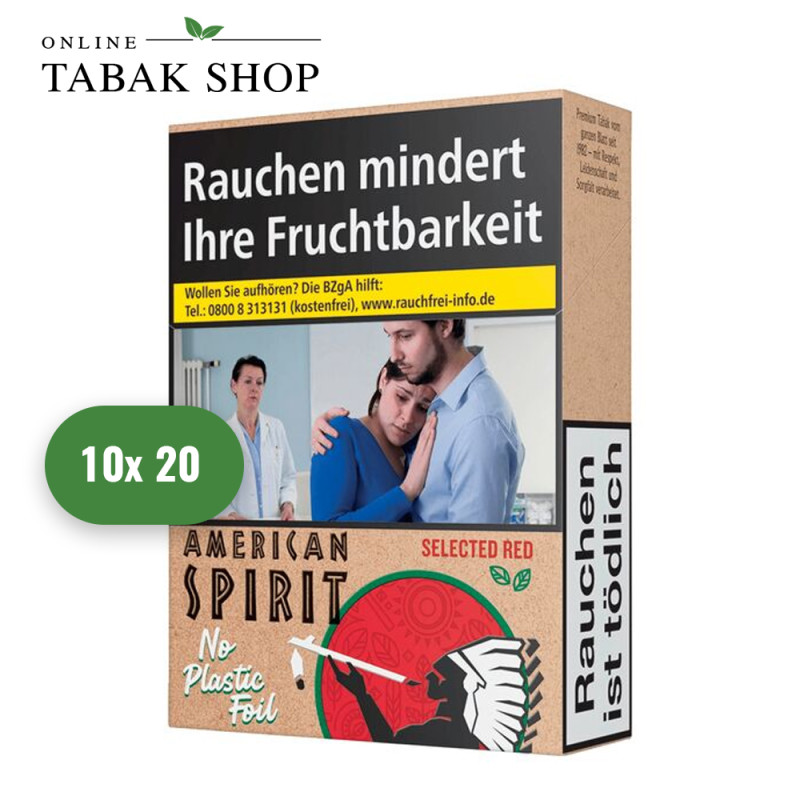 American Spirit Selected American Blend Zigaretten OP L (10 x 20er)