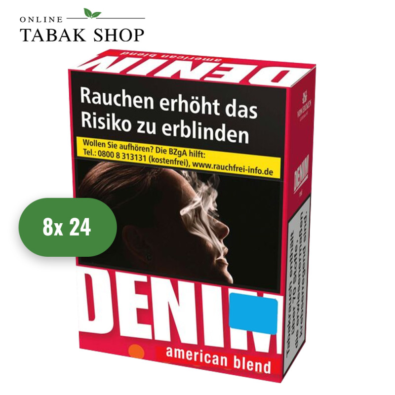 Denim Red Zigaretten XL (8 x 24er)