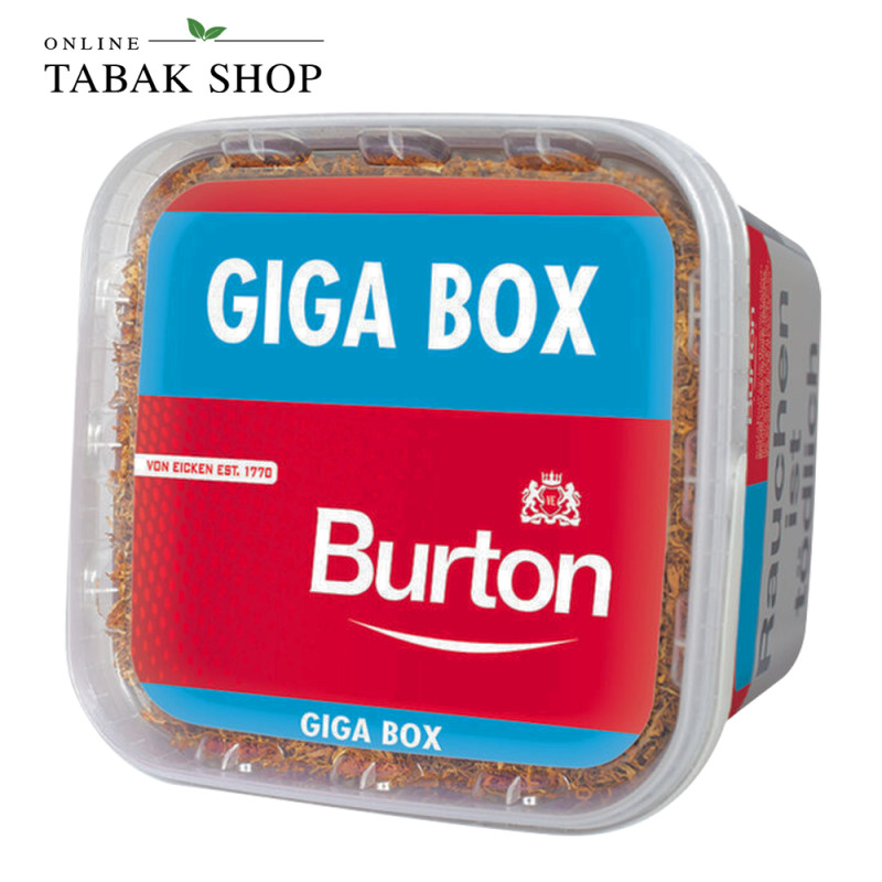 BURTON Full Red Giga Box Volumentabak 400g Eimer
