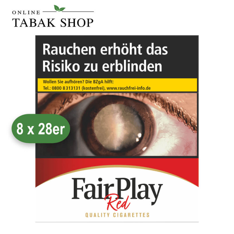 Fair Play Red Zigaretten Super (8 x 28er)