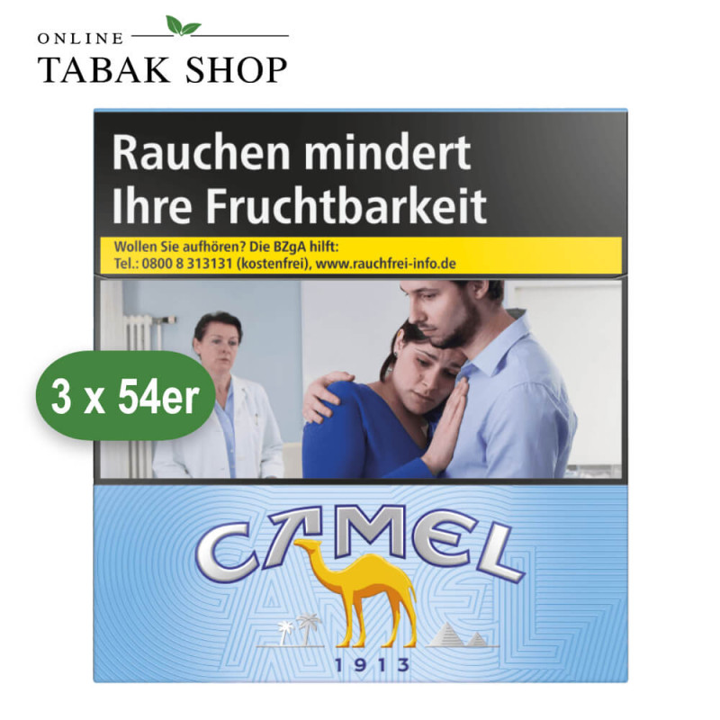 Camel Blue Zigaretten BP 6XL (3 x 54er)
