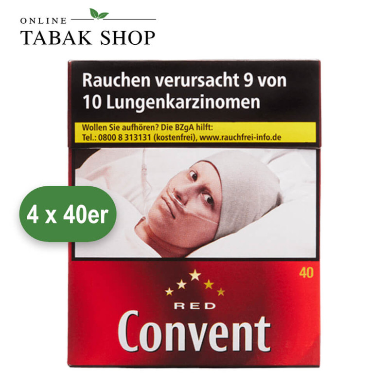 Convent Red Zigaretten 4XL (4 x 40er)