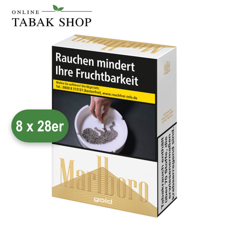 Marlboro Gold 2XL Zigaretten (8 x 28er)