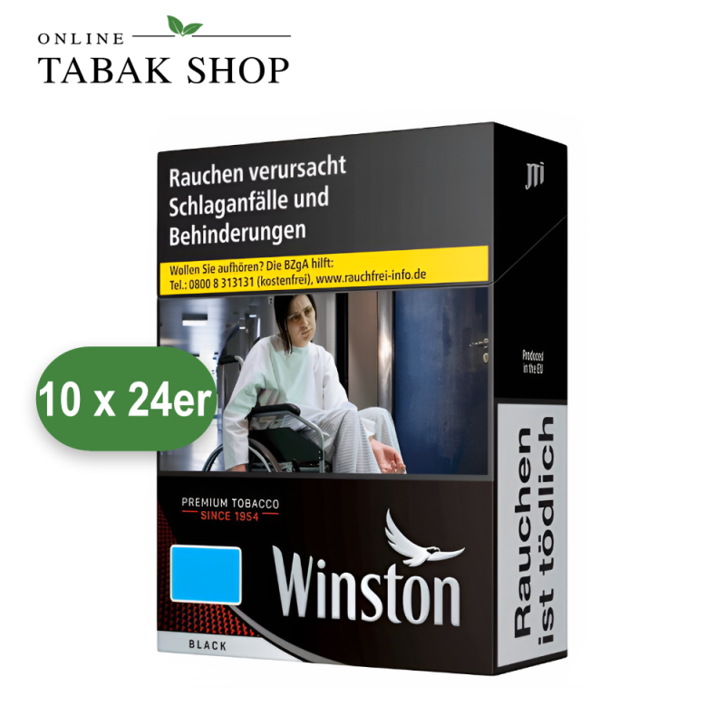 Winston Black Zigaretten BP XXL (10 x 24er)