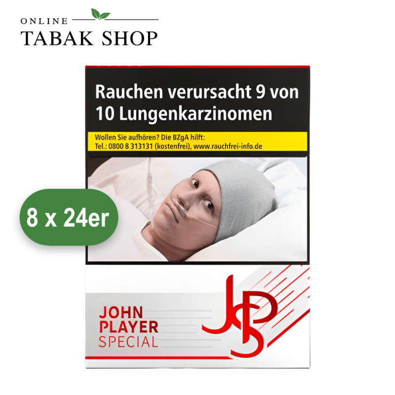 JPS Rot Zigaretten XXL (8 x 24er)