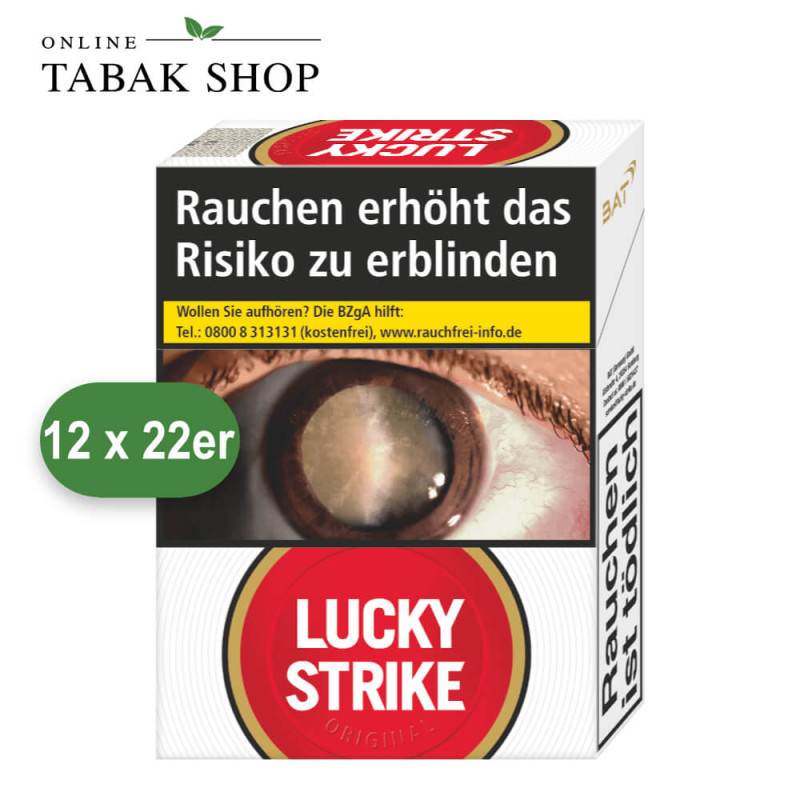 LUCKY STRIKE Original Red Zigaretten Giga (12 x 22er)