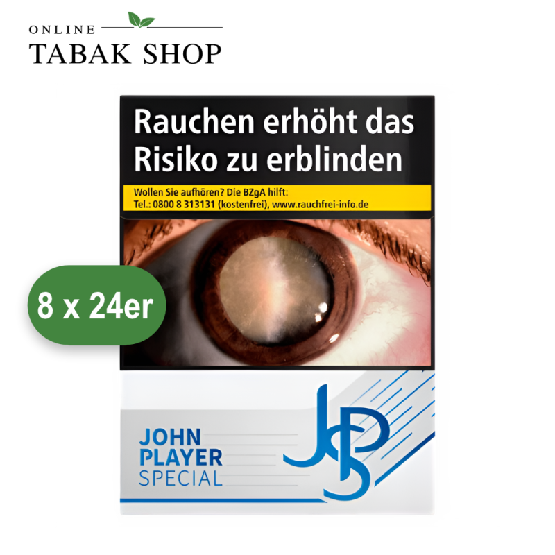 JPS Blau Zigaretten XL (8 x 24er)