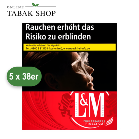 L&M Red Label Zigaretten 4XL (5 x 38er)