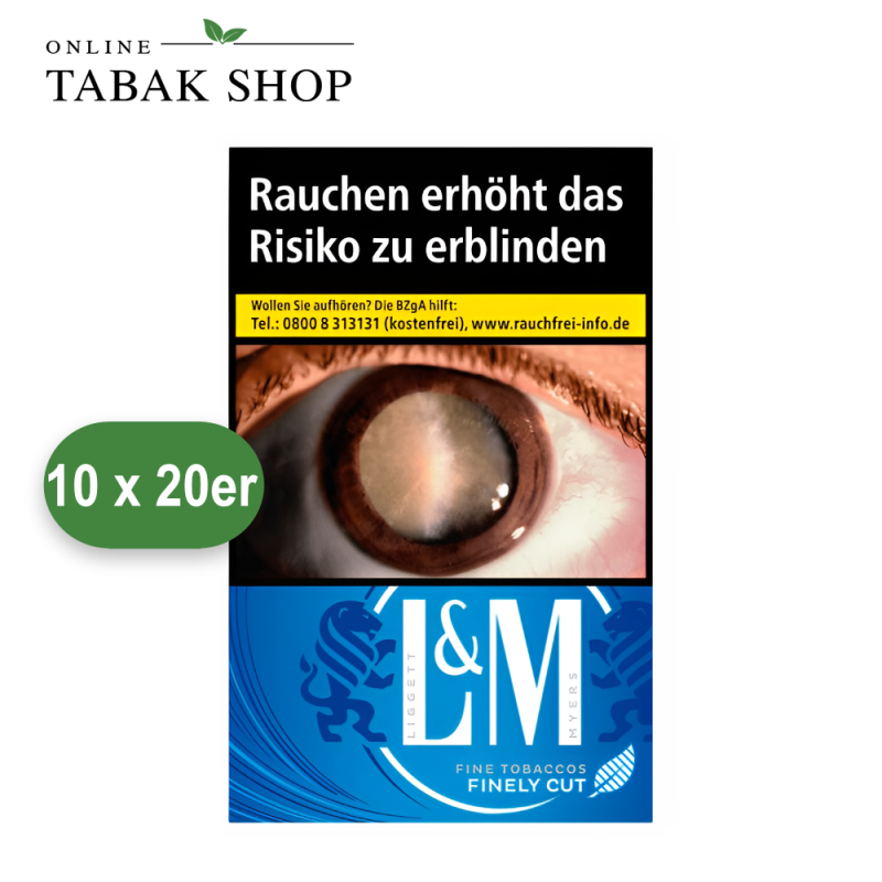 L&M Blue Label Zigaretten OP (10 x 20er)