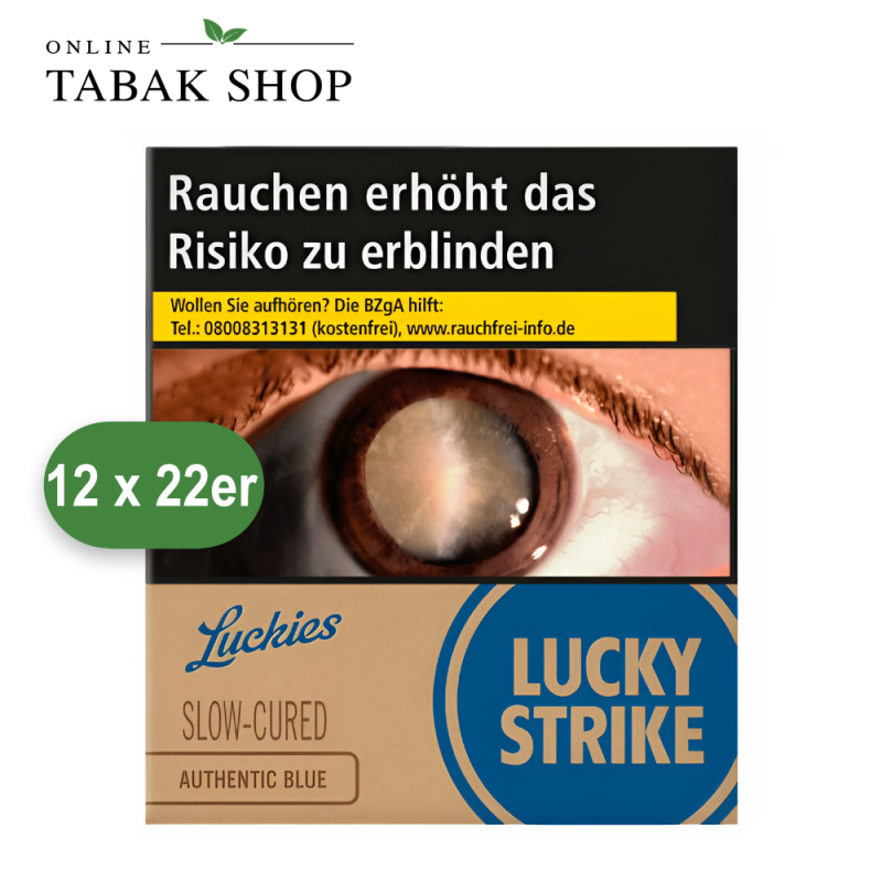 LUCKY STRIKE Authentic Blue Zigaretten Giga (12 x 22er)