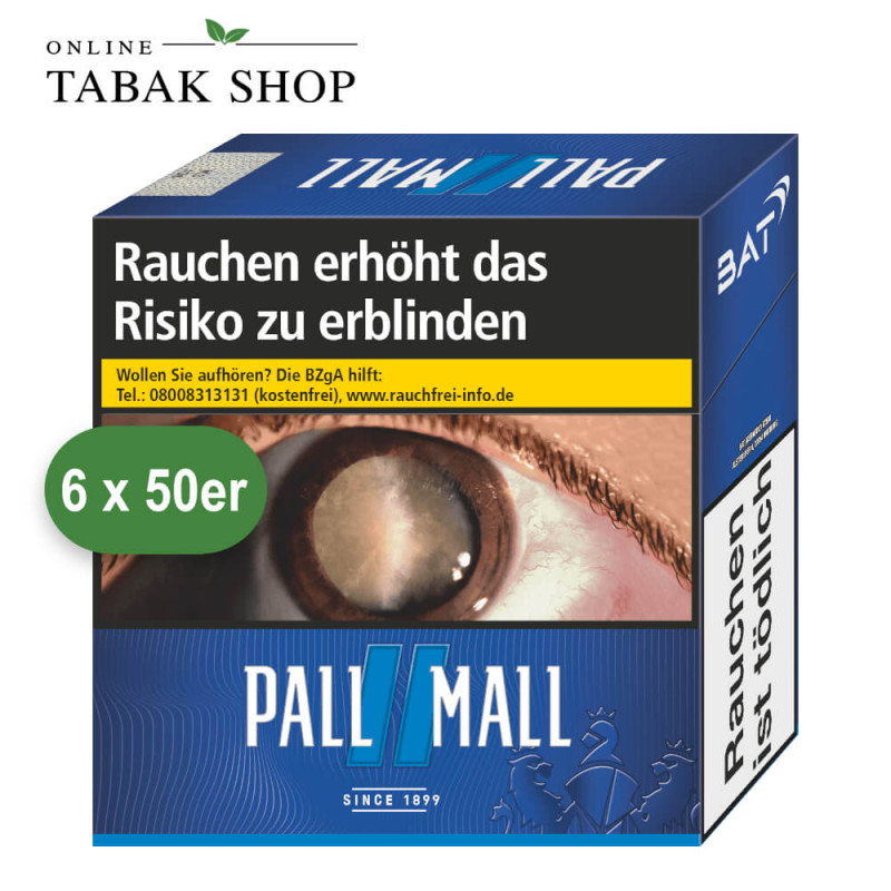 PALL MALL Blue Zigaretten Jumbo (6 x 50er)