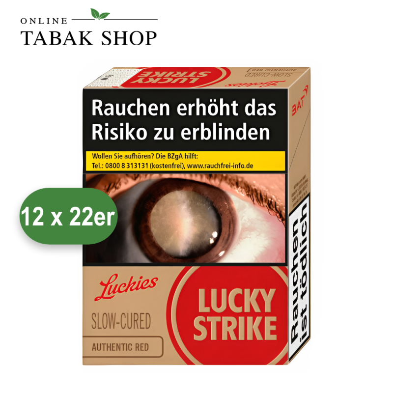 Lucky Strike Authentic Red Zigaretten Giga (12 x 22er)