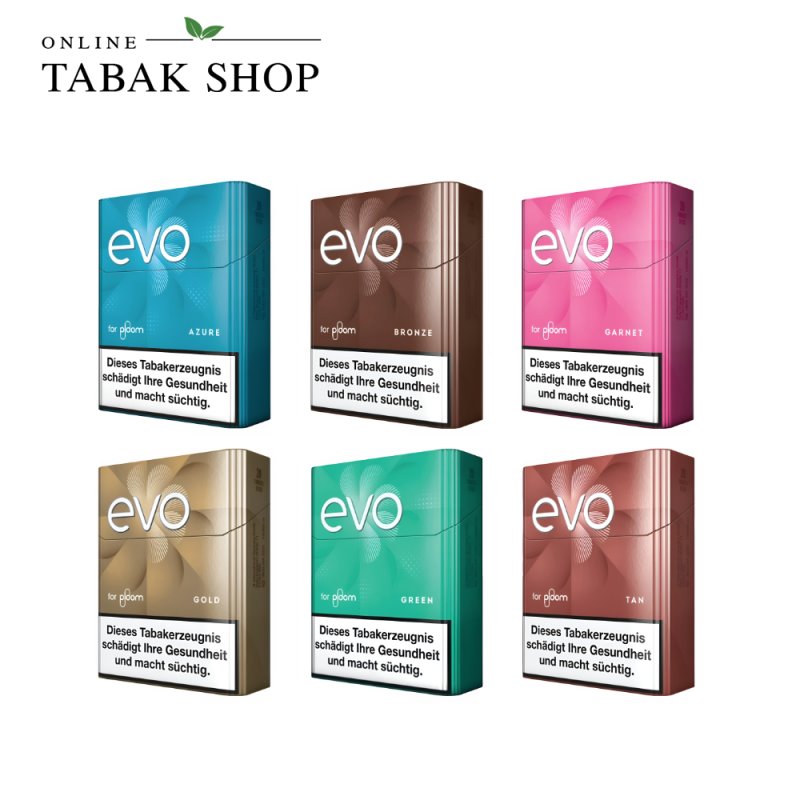 EVO Sticks für PLOOM Geräte Probierpaket (6x 20 Stück)