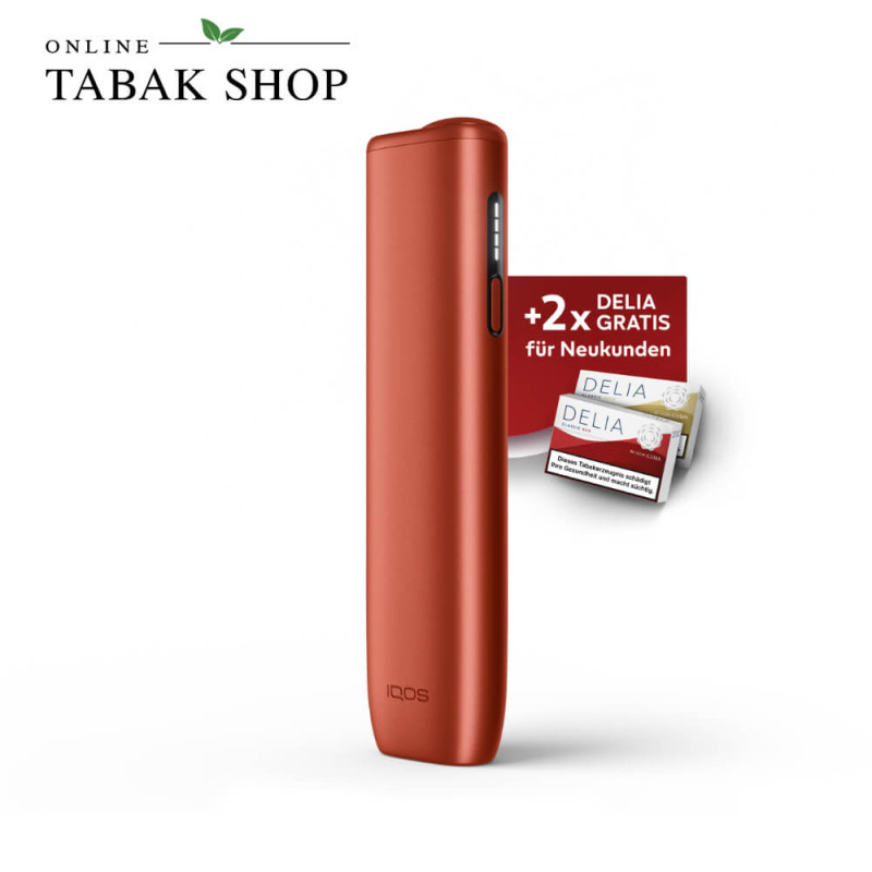 IQOS ILUMA i ONE Vivid Terracotta + 40 DELIA Sticks nach Registrierung*