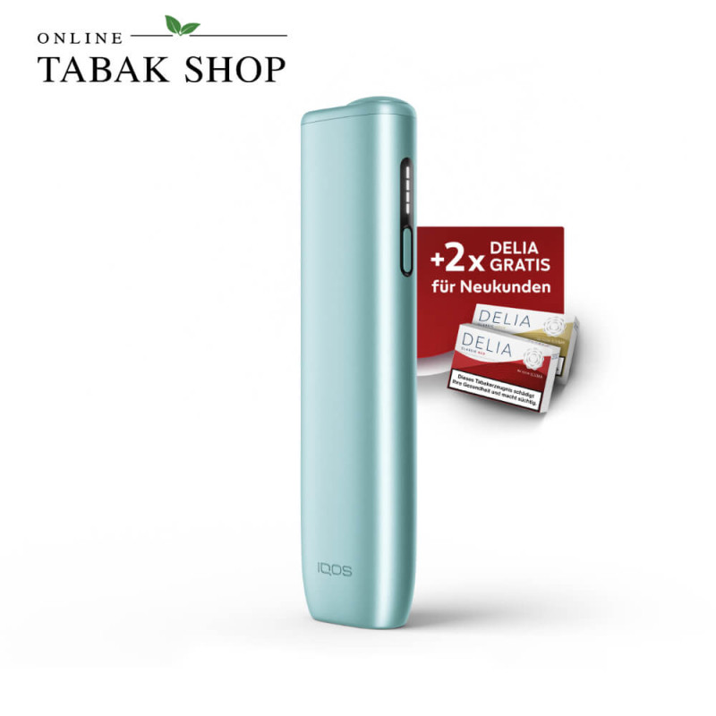 IQOS ILUMA i ONE Breeze Blue + 40 DELIA Sticks nach Registrierung*