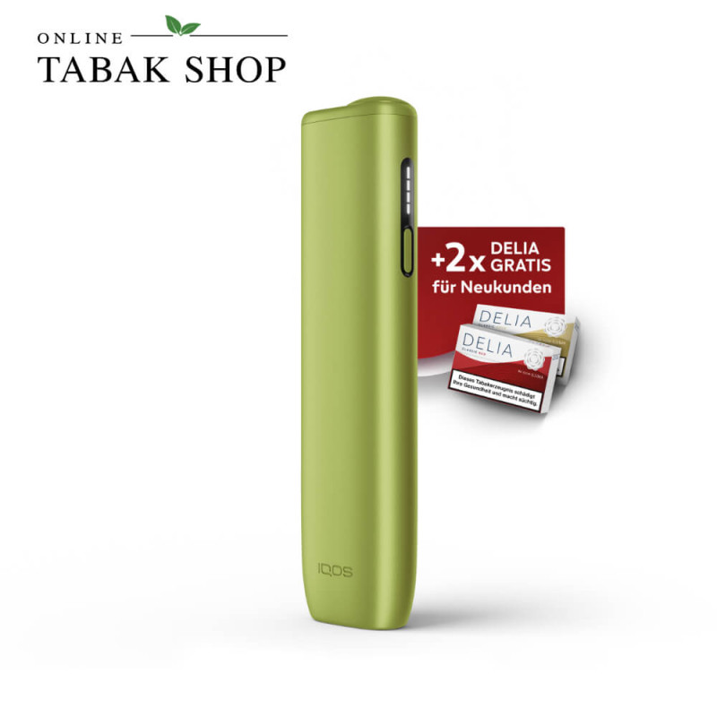 IQOS ILUMA i ONE Leaf Green + 40 DELIA Sticks nach Registrierung*