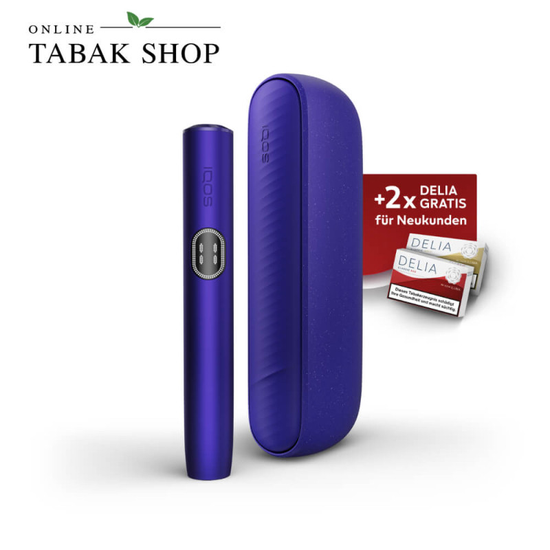 IQOS ILUMA i Electric Purple + 40 DELIA Sticks nach Registrierung*