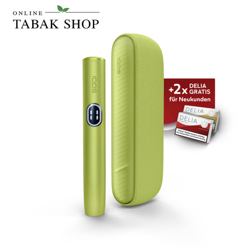 IQOS ILUMA i Leaf Green + 40 DELIA Sticks nach Registrierung*