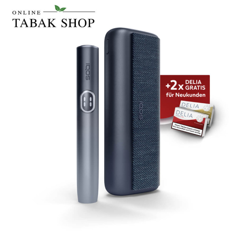 IQOS ILUMA i Prime Midnight Black + 40 DELIA Sticks nach Registrierung*