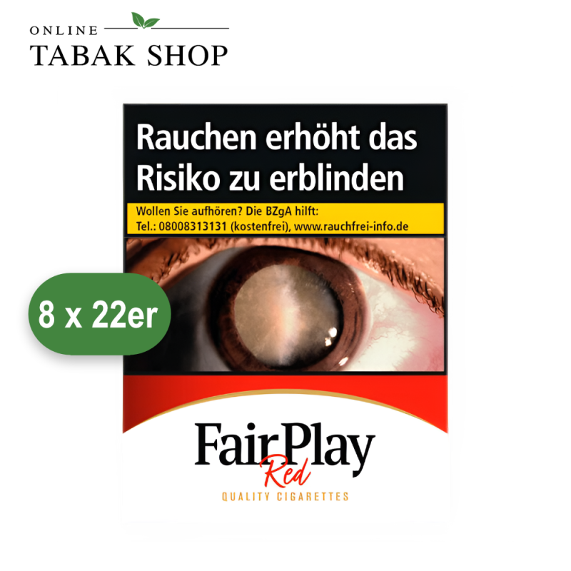 Fair Play Red Zigaretten XXL (8 x 22er)