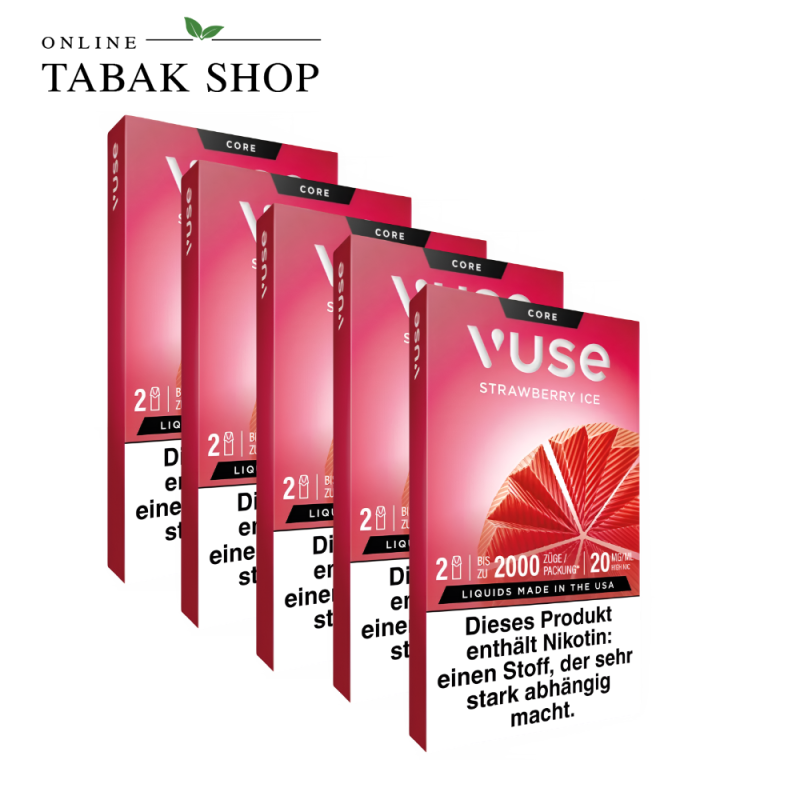 Vuse Pod Strawberry Ice 20 mg/ml – 5er Vorteilspack (5 × 2 Pods)