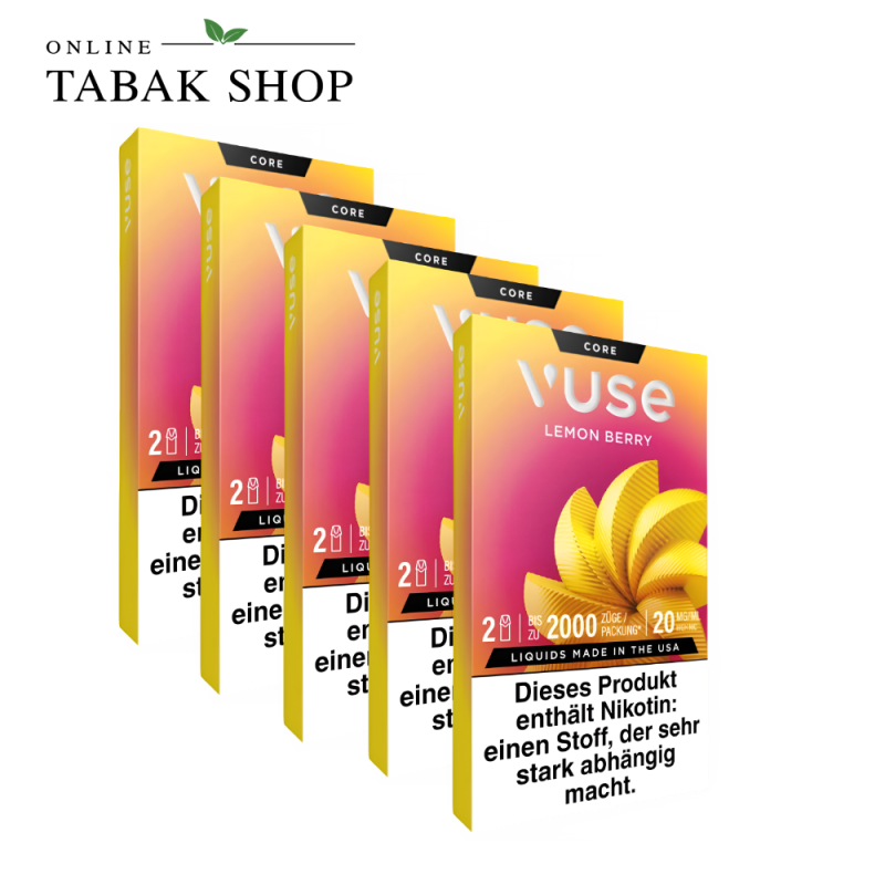 Vuse Pod Lemon Berry 20 mg/ml – 5er Vorteilspack (5 × 2 Pods)
