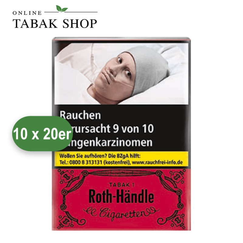Roth-Händle Zigaretten ohne Filter OP (10 x 20er)