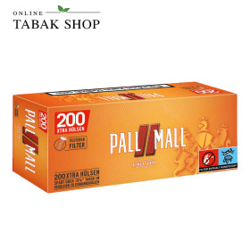 PALL MALL Allround Orange (Red) Xtra Hülsen 200er Packung