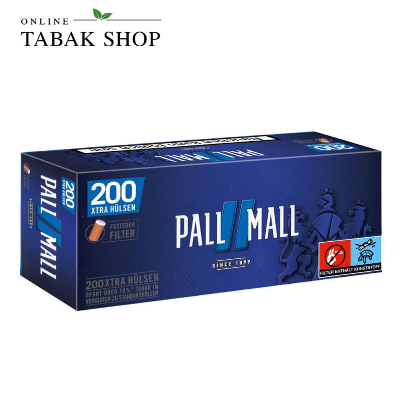 PALL MALL Blue Xtra Hülsen 200er Packung