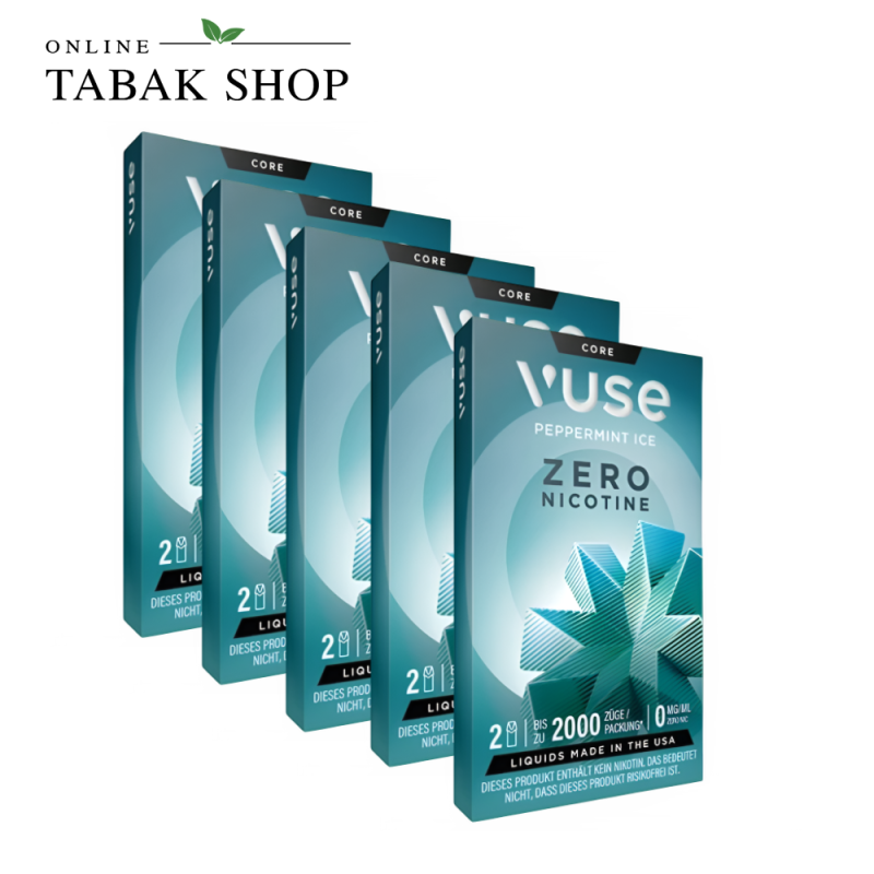 Vuse Pod Zero Peppermint Ice 0 mg/ml – 5er Vorteilspack (5 × 2 Pods)