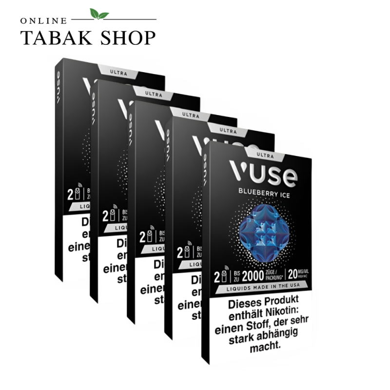 Vuse Pod Ultra Blueberry Ice 20 mg/ml - 5er Vorteilspack (5 × 2 Pods)