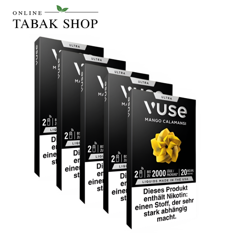 Vuse Ultra Pod Mango Calamansi 20 mg/ml – 5er Vorteilspack (5 × 2 Pods)