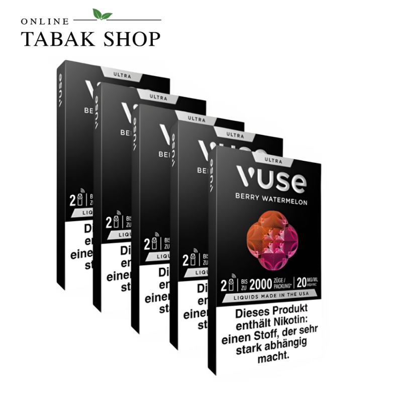 Vuse Ultra Pod Berry Watermelon 20 mg/ml – 5er Vorteilspack (5 × 2 Pods)