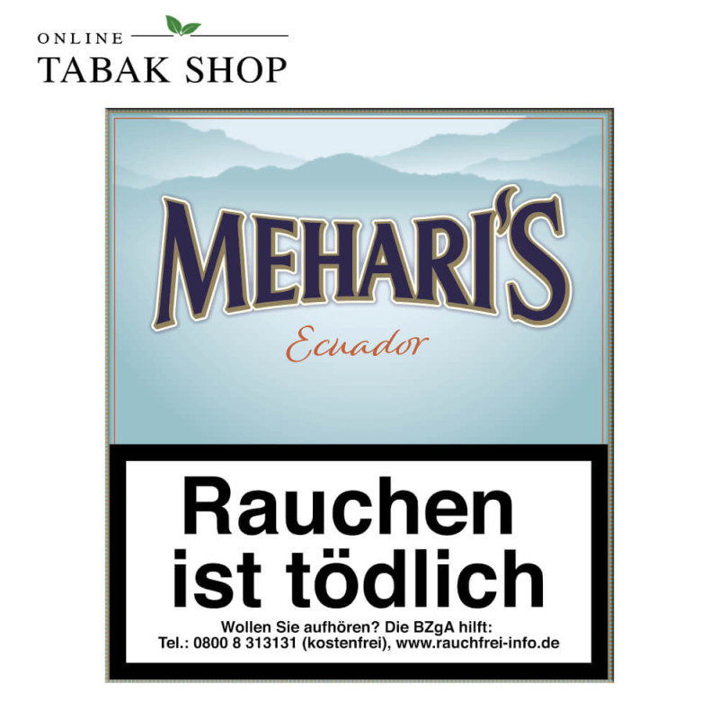 MEHARI'S Ecuador Zigarillos 20er Schachtel