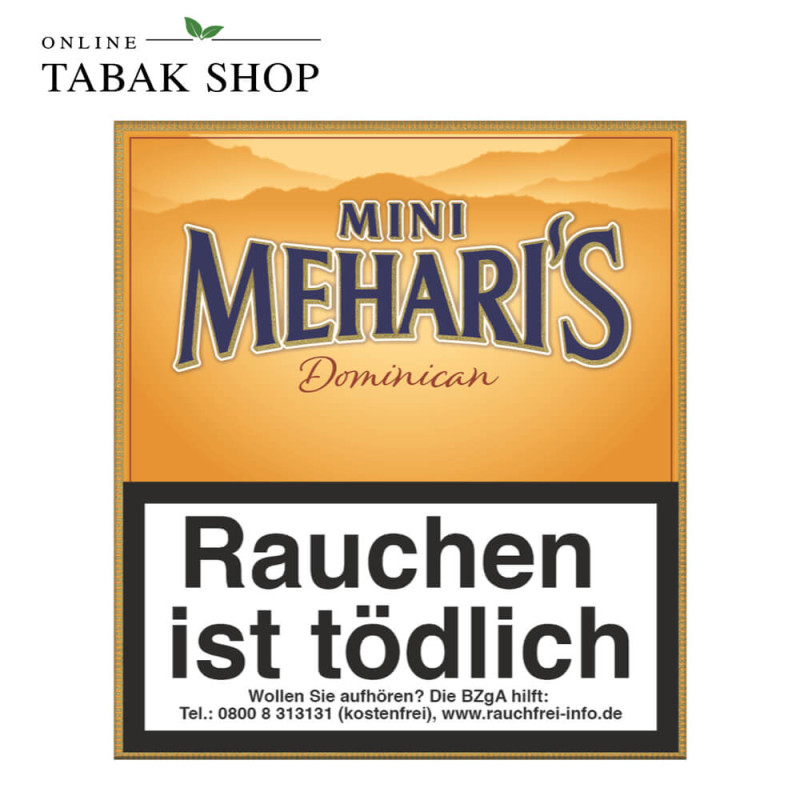 MEHARI'S Mini Dominican Zigarillos 20er Schachtel