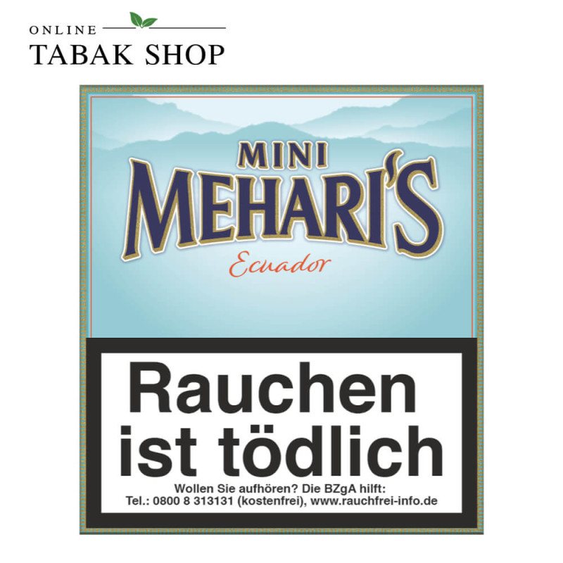 MEHARI'S Mini Ecuador Zigarillos 20er Schachtel
