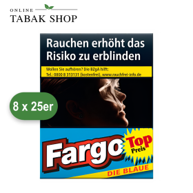 Fargo Blau XL Zigaretten (8 x 25er)