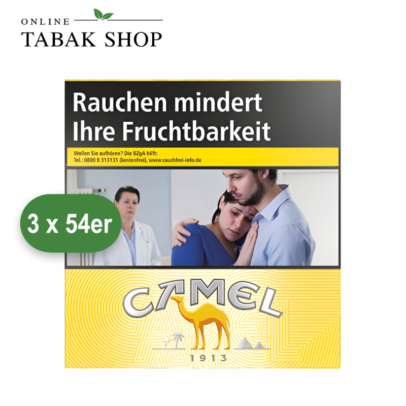 Camel Yellow Zigaretten BP 6XL (3 x 54er)