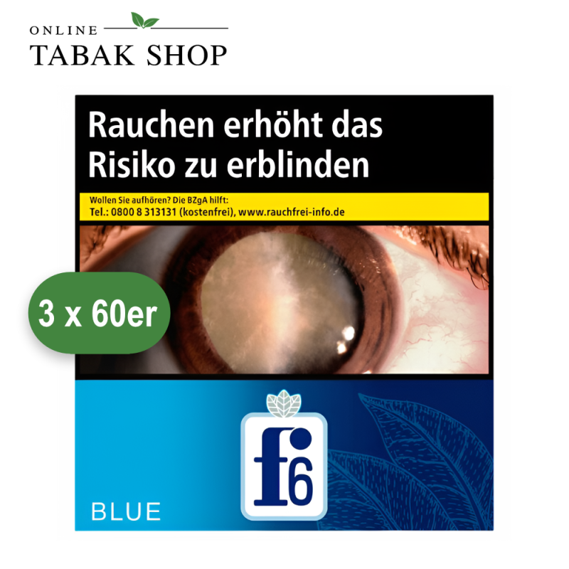 f6 Blue Zigaretten 7XL (3 x 56er)
