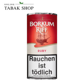 BORKUM RIFF Ruby Pfeifentabak Pouch 50g