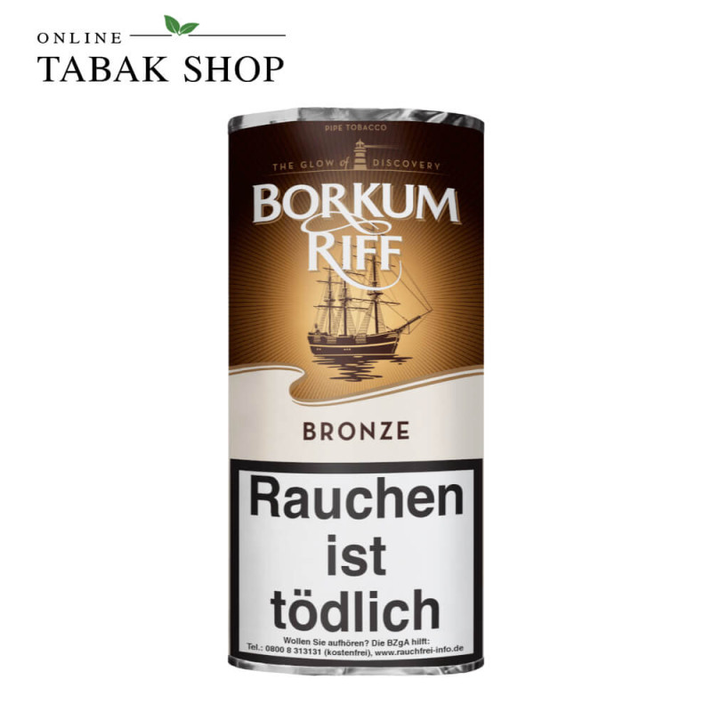BORKUM RIFF Bronze Pfeifentabak Pouch 50g