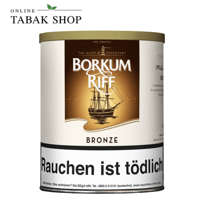 BORKUM RIFF Bronze Pfeifentabak Dose 200g