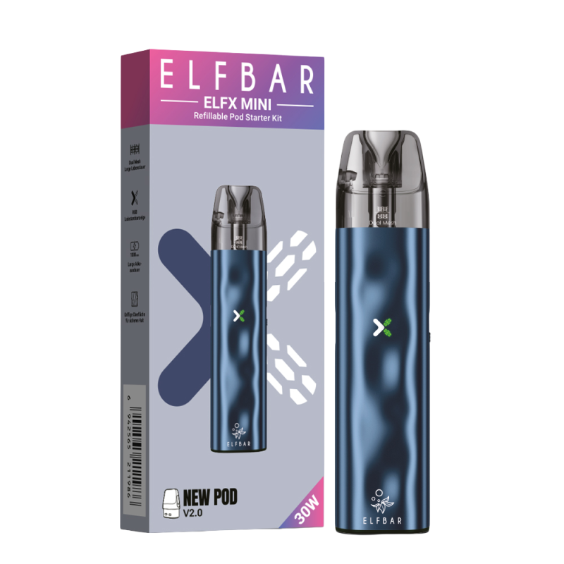 ELFBAR ELFX Mini Kit Ocean mit ELFX Pod V2.0