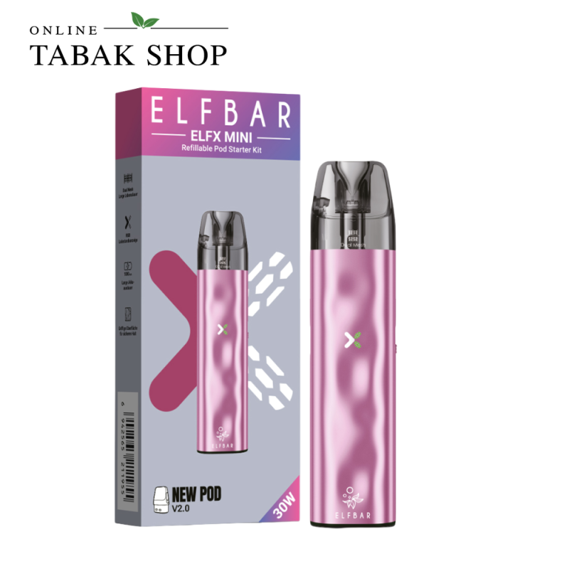 ELFBAR ELFX Mini Kit Pink mit ELFX Pod V2.0
